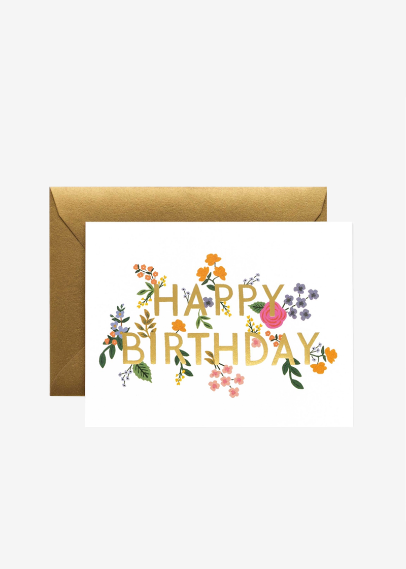 Rifle Paper Wildwood Birthday Card