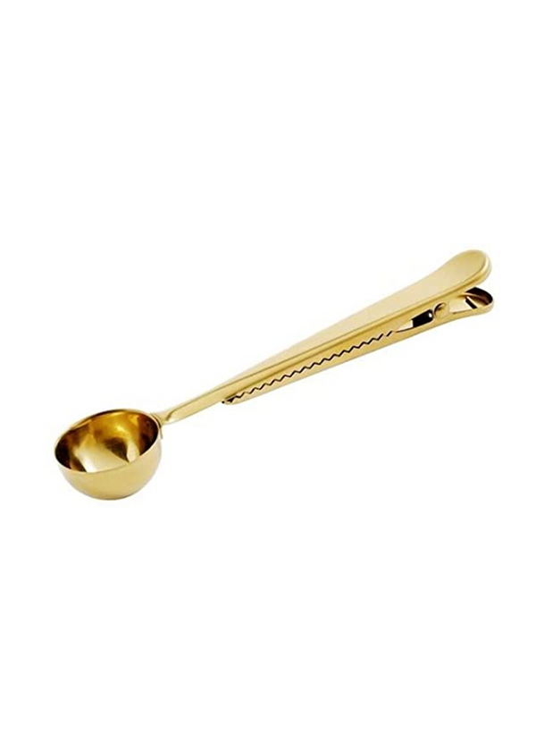 Gold Coffee Clip Spoon