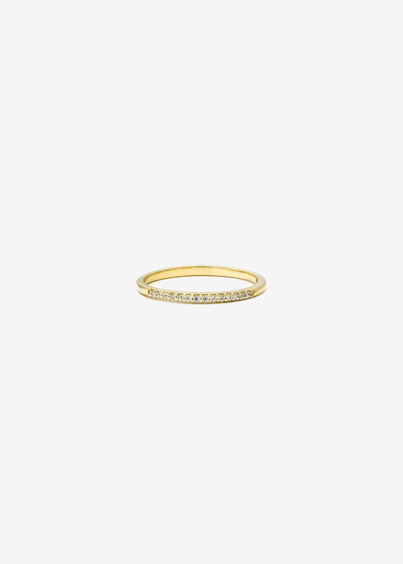 Leah Alexandra Demi Glint Ring | Gold