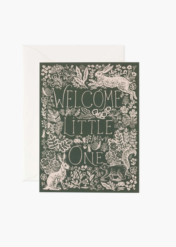 Rifle Paper Fable Baby Card