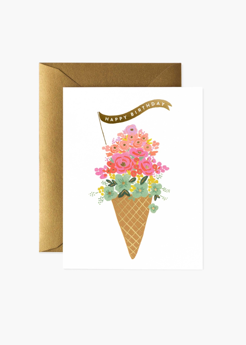 Rifle Paper Ice Cream Birthday Card