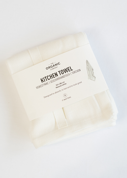 The Organic Company Kitchen Towel White