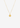 Leah Alexandra Love Token Necklace Round | Gold