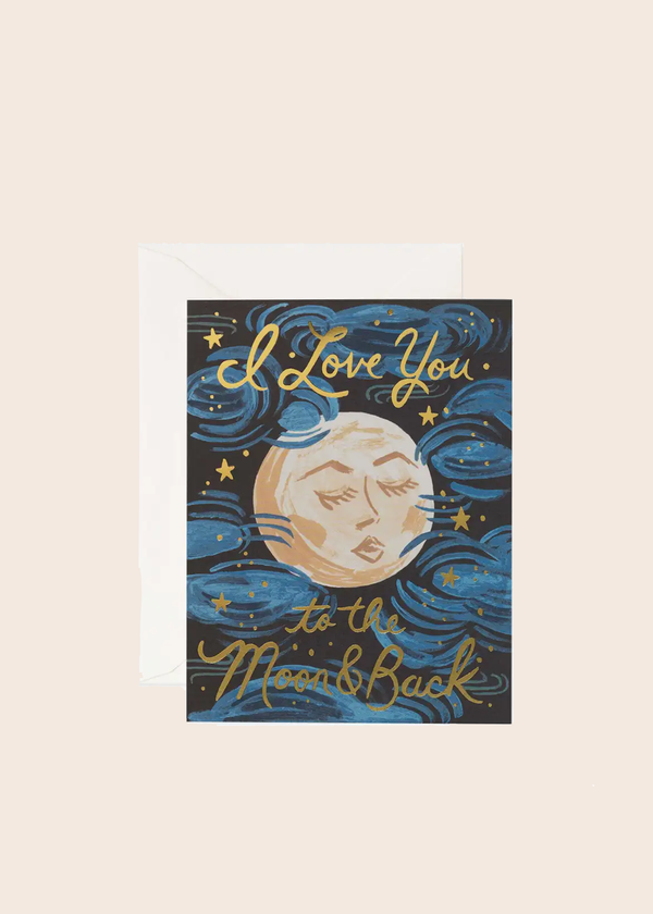 Rifle Paper Co. To The Moon And Back Card