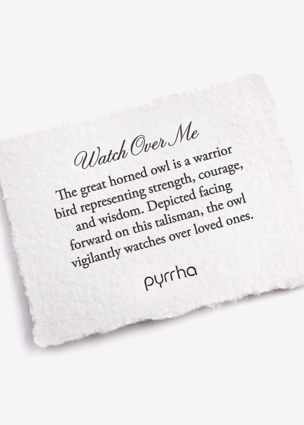 Pyrrha Watch Over Me 14k Gold on Silver