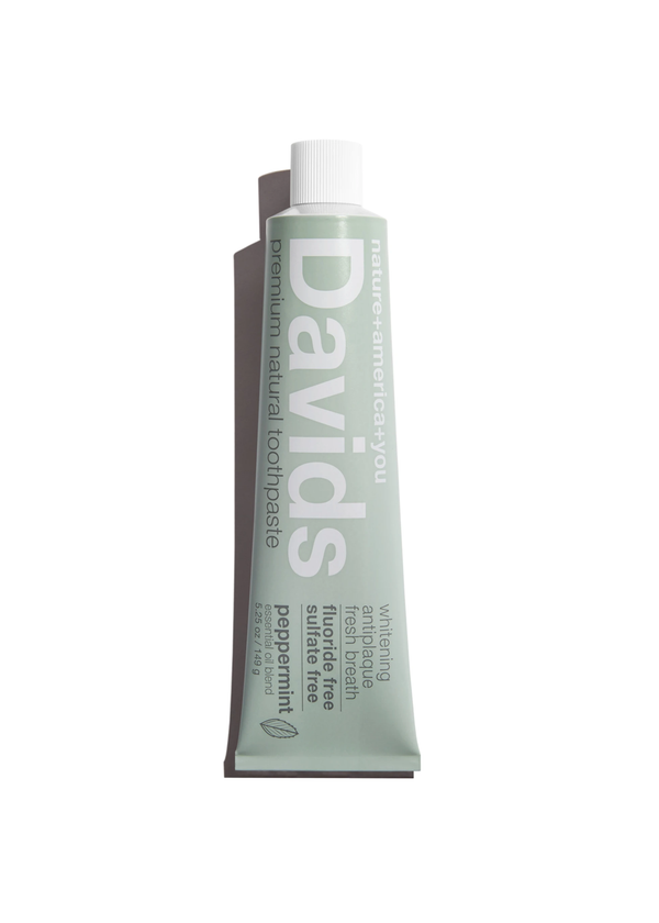David's Premium Natural Toothpaste Peppermint