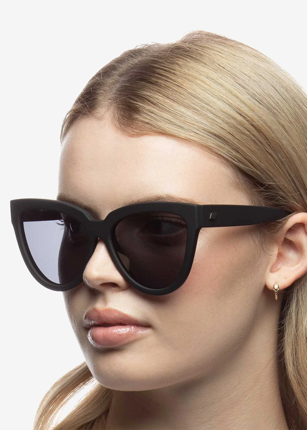 Le Specs Liar Liar Sunglasses | Black Rubber
