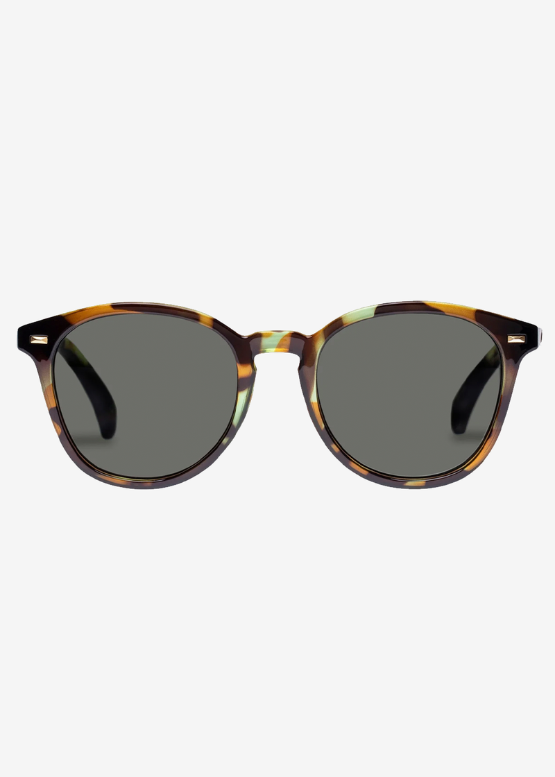 Le Specs Bandwagon Sunglasses | Forest Green/ Tort