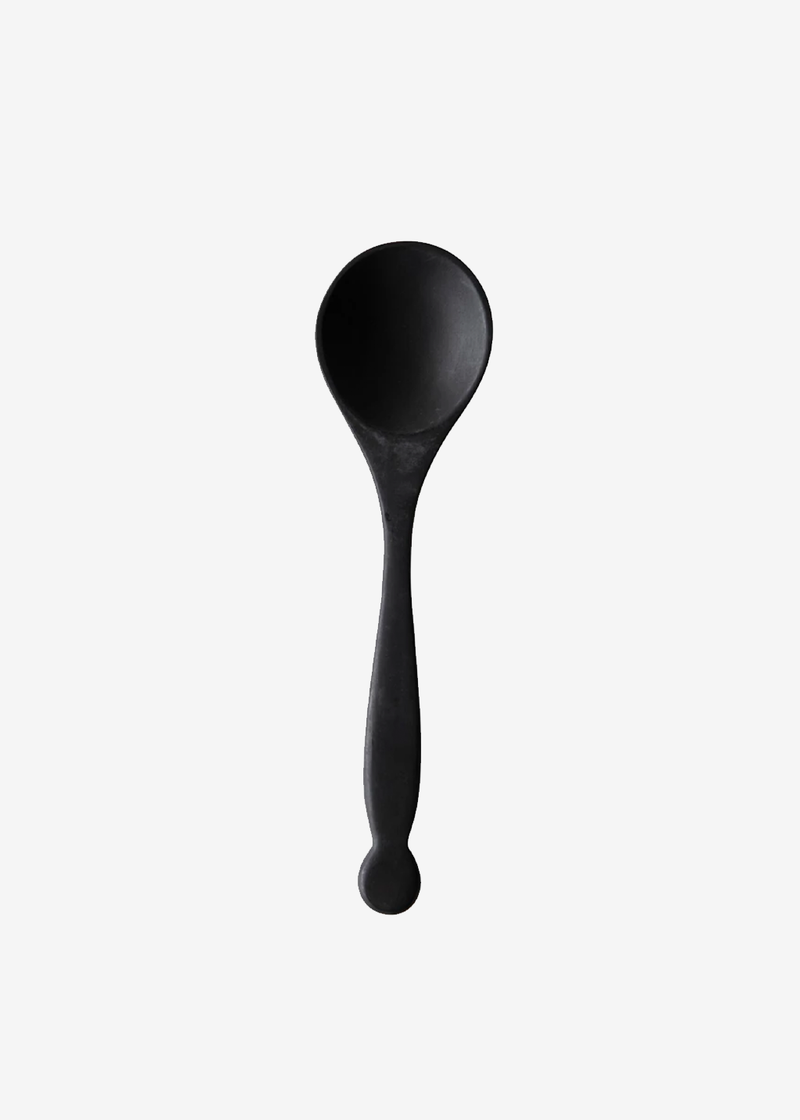 Bloomingville 10" Black Acacia Spoon