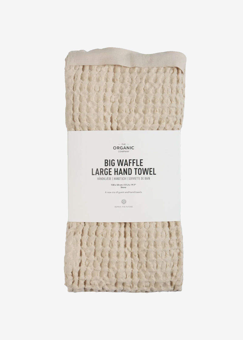 The Organic Company Big Waffle LRG Hand Towel