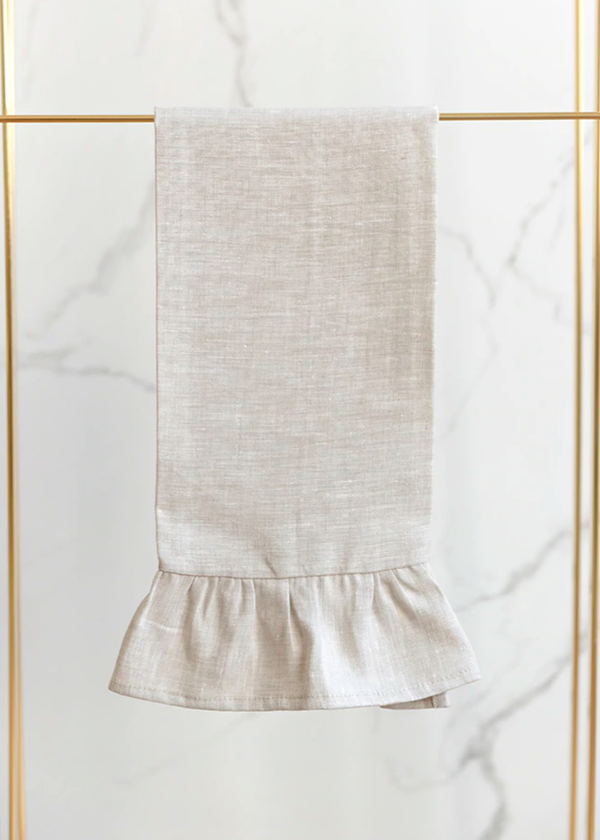 Linen Way Como Guest Towel | Natural