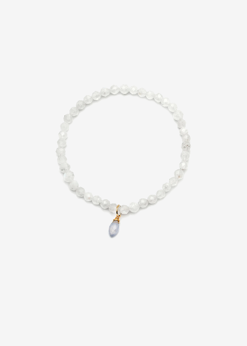 Leah Alexandra Social Mini Bracelet White Quartz